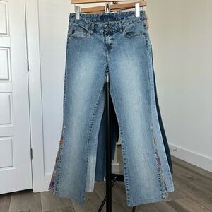 women’s bellbottoms embellished jeans midrise denim | women’s pants